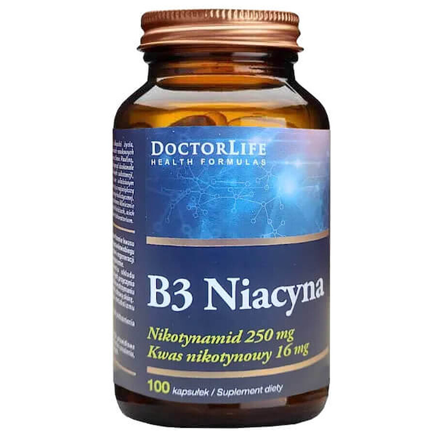 Winkel op Doctor Life B3 Niacine, 100 capsules Doctor Life B3 Niacine, 100 capsules