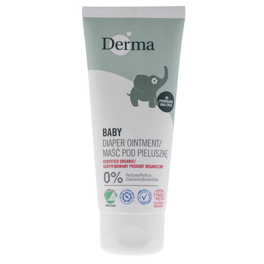 Buy Derma Eco Baby, ointment for diapers from the first day of life, 100 ml Derma Eco Baby, ointment for diapers from the first day of life, 100 ml