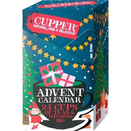 Cupper Adventskalender 2025, 24 Tassen Teegenuss