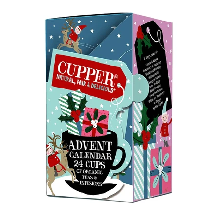 Cupper Adventskalender 2025, 24 Tassen Teegenuss