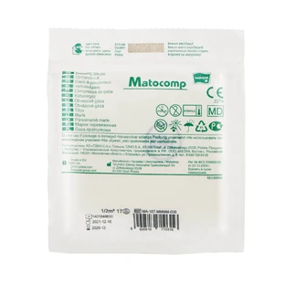 Matopat Matocomp Matocomp, sterile gauze, thread 17, 1/2 m2, 1 piece