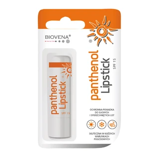 Lipstick with Panthenol, protective lipstick for dry and chapped lips, SPF 15, 4.5g