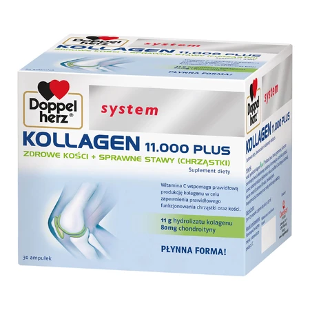 Doppelherz System Kollagen 11.000 Plus, 30 vials x 25 ml, Queisser Pharma