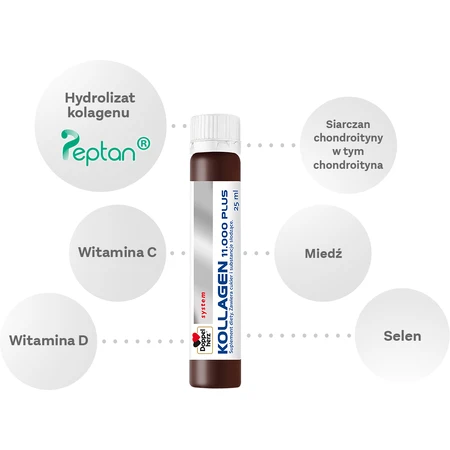 Doppelherz System Kollagen 11.000 Plus, 30 vials x 25 ml, Queisser Pharma