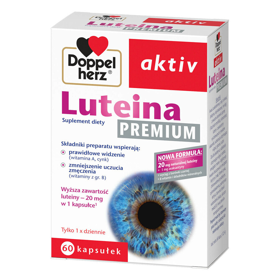 Acquista Doppelherz Attivo Luteina Premium, integratore alimentare 60 capsule Doppelherz Attivo Luteina Premium, integratore alimentare 60 capsule