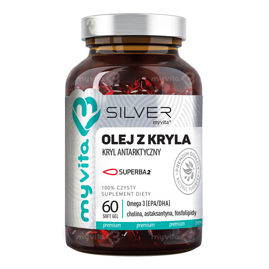 Acquista Olio di Krill Integratore Naturale, 60 capsule Olio di Krill Integratore Naturale, 60 capsule