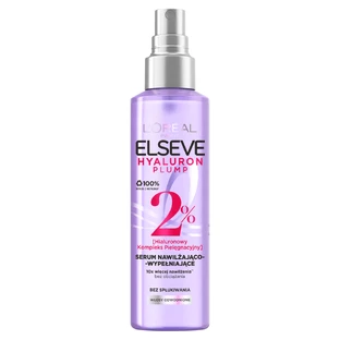L'Oreal Elseve Hyaluron Mollig, hydraterend en vullend serum in een spray voor uitgedroogd haar, zonder uitspoelen, 150 ml