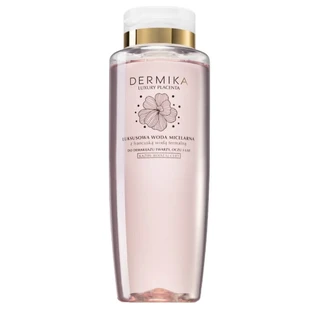 Dermika Luxury Placenta, eau micellaire luxueuse pour le démaquillage du visage, des yeux et des lèvres, 400 ml