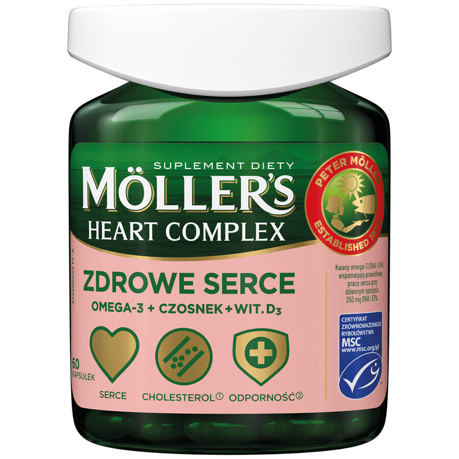 Winkel op Möller's Hart Complex Gezond hart, 60 capsule Möller's Hart Complex Gezond hart, 60 capsule