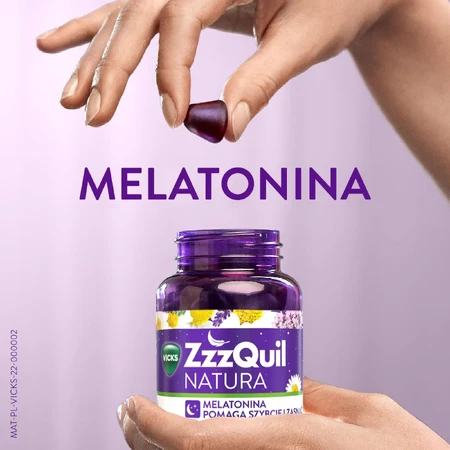 ZzzQuil Natura, jelly candy, mango-banana flavor, 30 pieces