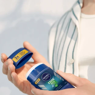 Nivea Men Fresh Kick, antitranspirante en barra para hombre, 48h, 50 ml