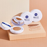 Nivea Cellular Hyaluron Filler 3en1 Care Cushion, crema-primer antiarrugas en una almohadilla, 02 natural, SPF 15, 15 g