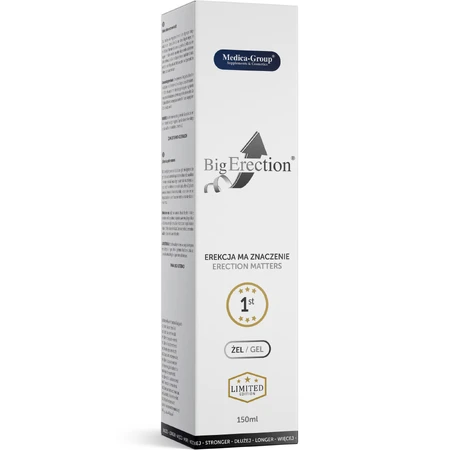 BigErection Gel voor een sterke en langdurige erectie, 150 ml, Medica-Group