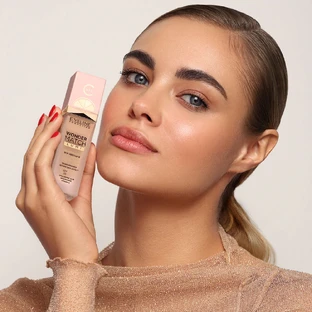 Eveline Cosmetics Wonder Match Lumi, base de maquillaje iluminadora, FPS 20, nº 10, vainilla cálida, 30 ml