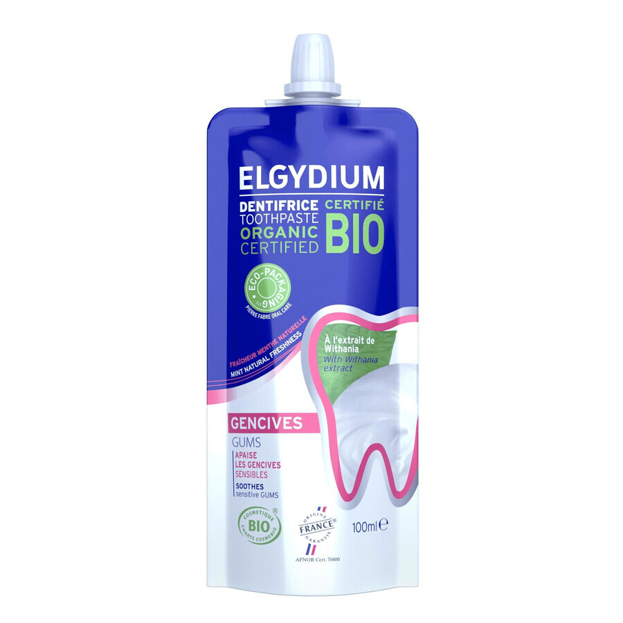 Cumpără Elgydium BIO Gums, pastă de dinți pentru gingii iritate, 100 ml Elgydium BIO Gums, pastă de dinți pentru gingii iritate, 100 ml