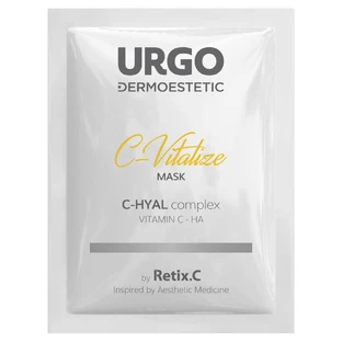 Urgo Dermoestetic C-Vitalize, coffret revitalisant et éclaircissant, peeling au cordun, 50 ml + sérum à la vitamine C, 4 x 1 ml + masque visage, 4 x 2,5 ml