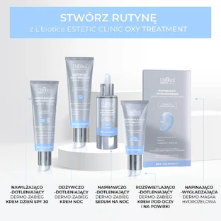 L'Biotica Estetic Clinic OXY, dermo-masque hydrogel régénérant et fortifiant, 1 pièce