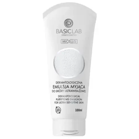 BasicLab Micellis, emulsión dermatológica limpiadora para pieles ultrasensibles, 100 ml
