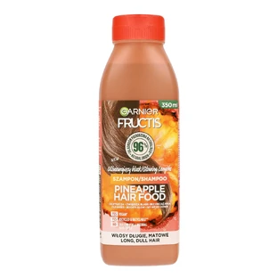 Garnier Fructis Hair Food Piña, champú iluminador para cabellos largos y apagados, 350 ml