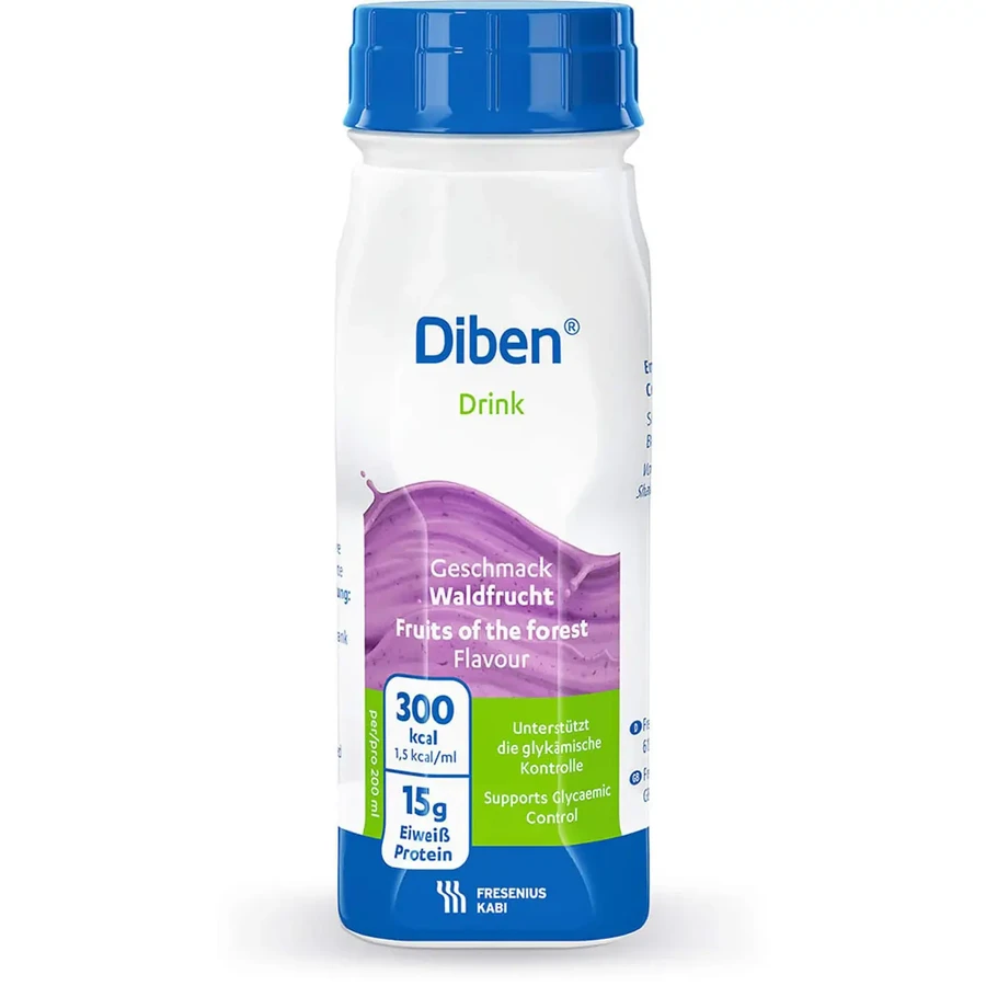 Diben special drink with berry flavor, 4 x 200 ml, Fresenius Kabi