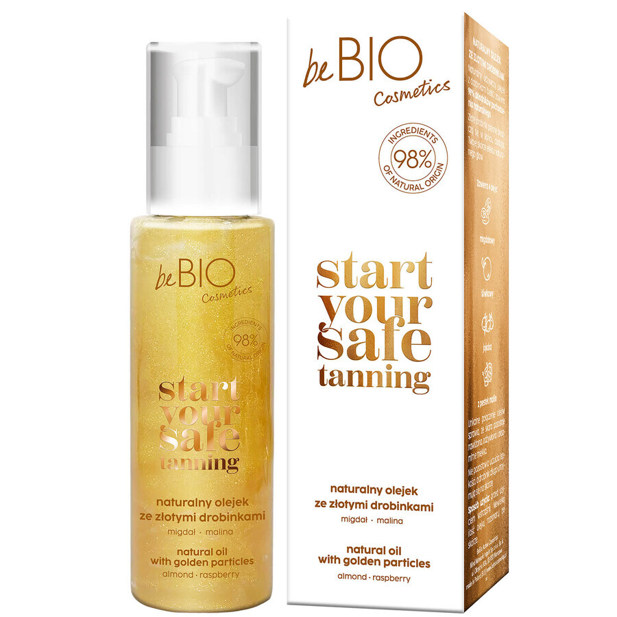 Boutique beBIO Ewa Chodakowska, huile naturelle aux particules d'or, 100 ml beBIO Ewa Chodakowska, huile naturelle aux particules d'or, 100 ml