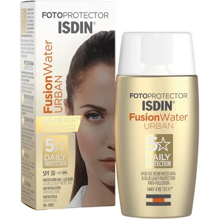 Isdin Fotoprotector Fusion Water Urban, ultraleichte Gesichtscreme, SPF 30, 50 ml
