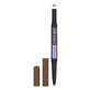 Maybelline Express Brow Satin Duo Double Sided Brow Pencil 02 Medium Brown 1 Piece