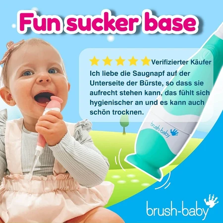 Brush-Baby BabySonic, cepillo dental sónico para niños, marino, 0-3 años, 1 pieza