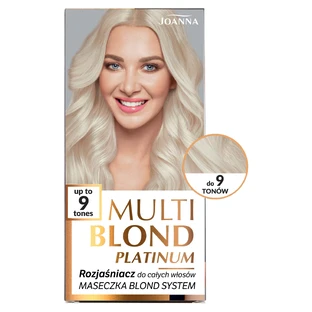 Joanna Multi Blond Platinum, éclaircissant pour cheveux entiers jusqu'à 9 tons, 1 pièce