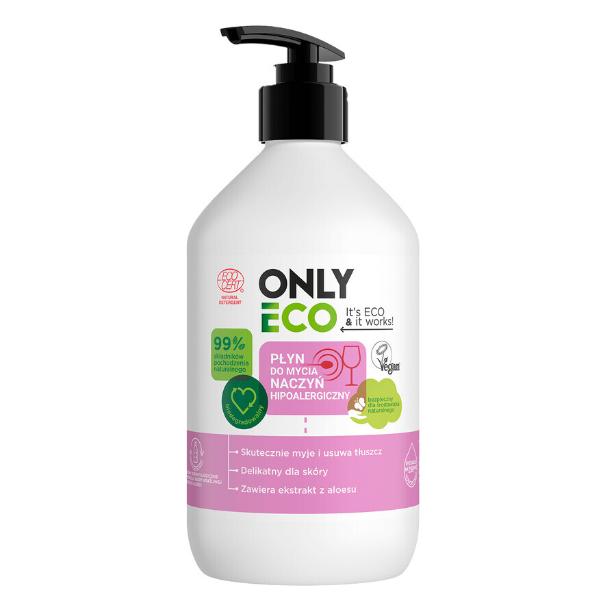 Cumpără OnlyEco, lichid de spălat vase hipoalergenic, 500 ml OnlyEco, lichid de spălat vase hipoalergenic, 500 ml