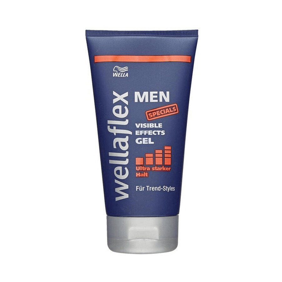 Boutique Wella Wellaflex Men, gel capillaire ultra-fort, effets visibles, 150 ml Wella Wellaflex Men, gel capillaire ultra-fort, effets visibles, 150 ml
