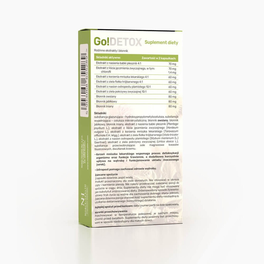 Buy Noble Health Go!Detox, 20 capsules Noble Health Go!Detox, 20 capsules