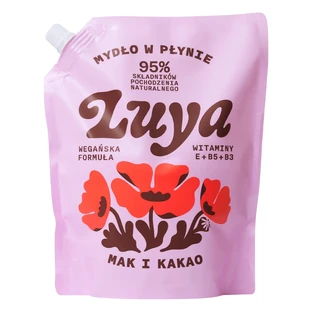 Luya, vloeibare zeep, maanzaad en cacao, navulling, 800 ml