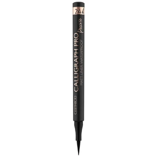 Catrice Calligraph Pro Präziser 24Std. Matt Eyeliner Wasserfest 010 Intensives Schwarz, 1.2ml