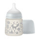 Suavinex Fox, SX Pro physiological bottle SX Pro, slow flow, gray fox, from birth, 150 ml