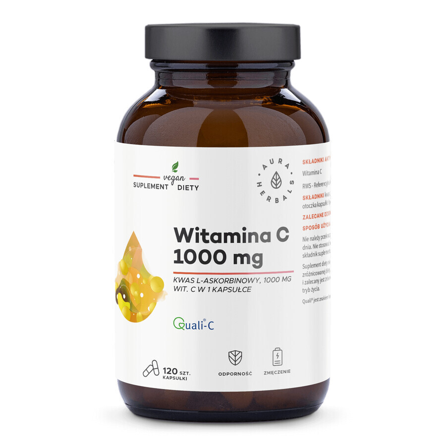 Buy Aura Herbals Vitamin C 1000 mg, 120 capsules Aura Herbals Vitamin C 1000 mg, 120 capsules