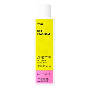 Yope Skin Progress Piel Calmada, loción corporal hidroactiva, Frutas Suaves, 200ml