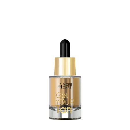 More4Care Get Your Tan, zelfbruiningselixer voor gezicht en lichaam, 15 ml