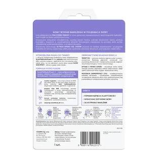 L'Biotica, mascarilla facial de hidrogel con péptidos, 1 unidad