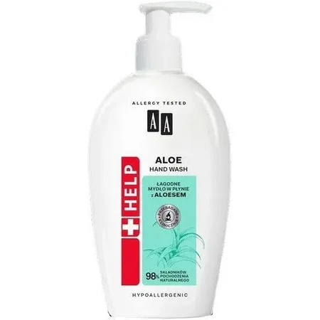 AA Help S.O.S., jabón líquido suave con aloe vera, 300 ml