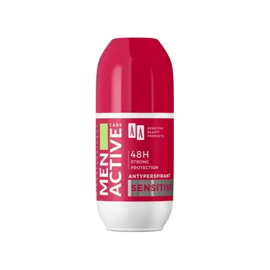AA Men Active Care, anti-transpirant, roll-on, frais, 50 ml