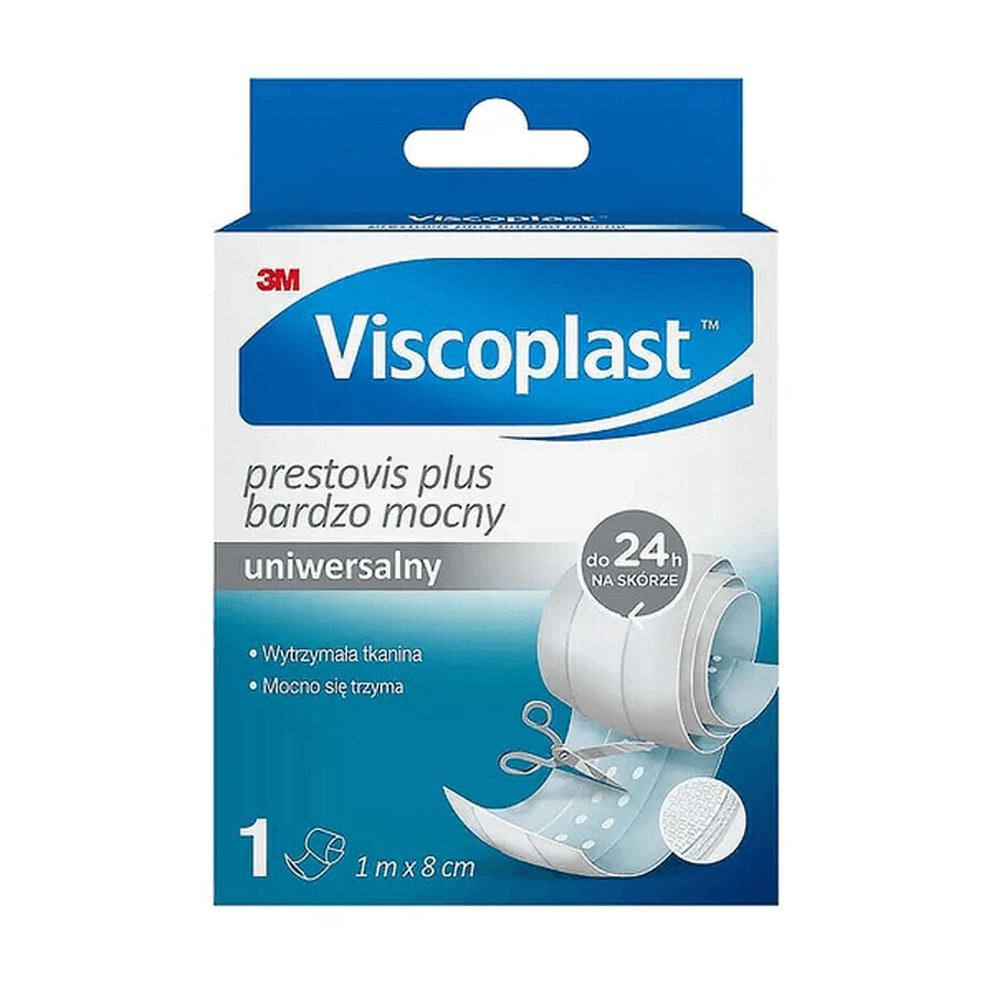 Winkel op Viscoplast Prestovis Plus, snijpleister, zeer sterk, universeel, wit, 1 mx 8 cm, 1 stuk Viscoplast Prestovis Plus, snijpleister, zeer sterk, universeel, wit, 1 mx 8 cm, 1 stuk