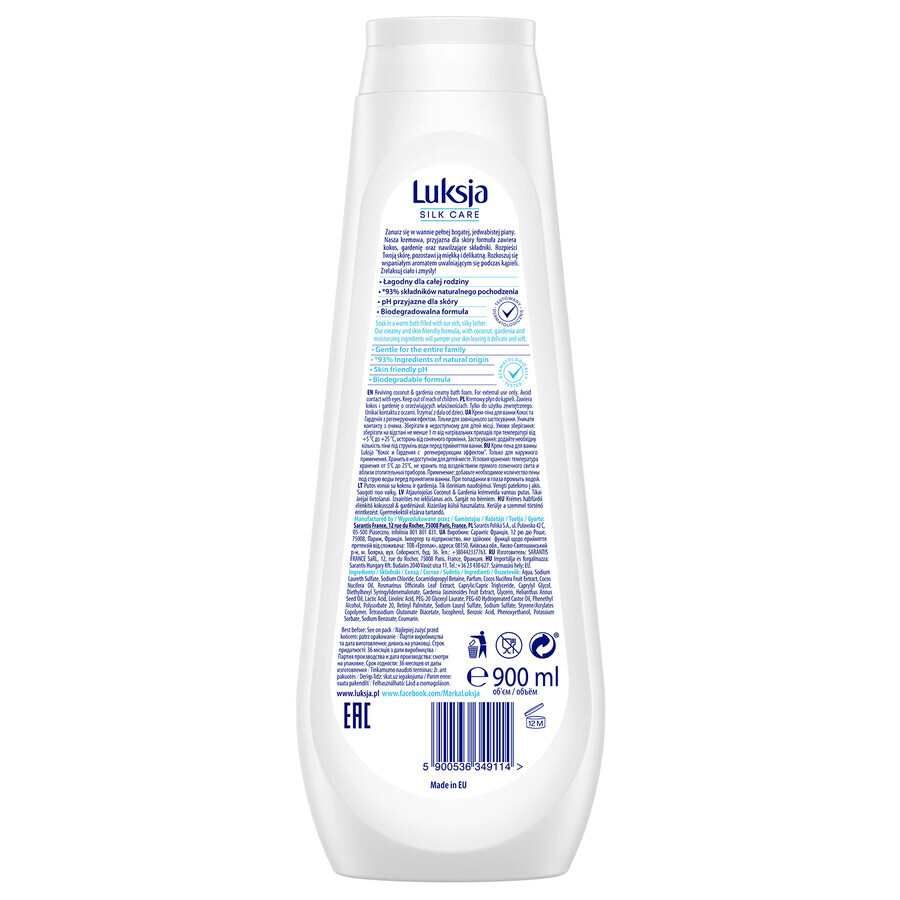 Shop Luxja, Cremige Badelotion Kokosnuss und Gardenie, 900 ml Luxja, Cremige Badelotion Kokosnuss und Gardenie, 900 ml