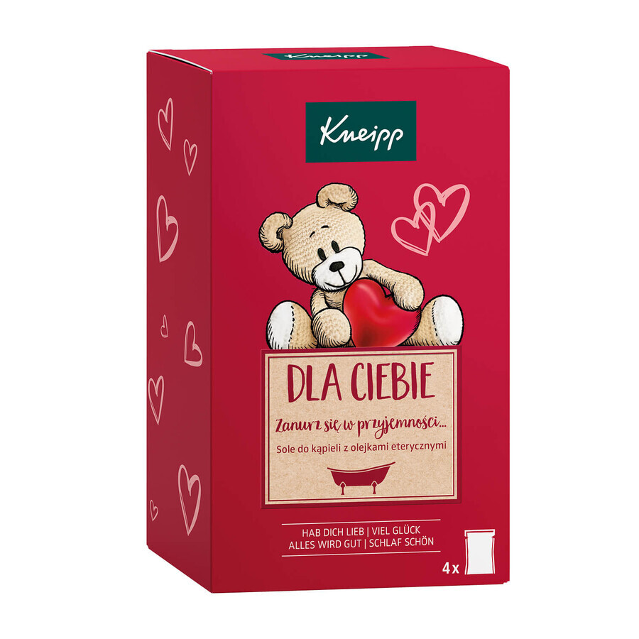 Boutique Coffret Kneipp For You, sel de bain, 4 x 60 g Coffret Kneipp For You, sel de bain, 4 x 60 g