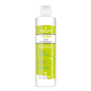 Flos-Lek Anti Acne 24H System Set, mattifying cream, 50 ml + calming serum, 50 ml + normalizing tonic, 50 ml