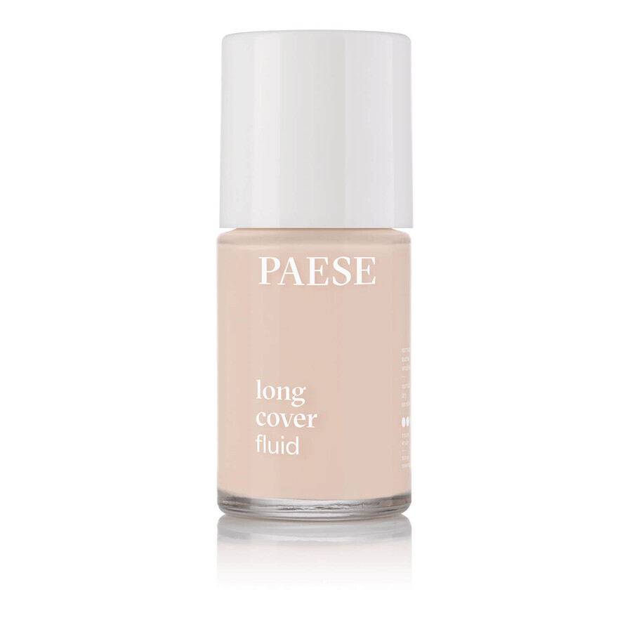 Winkel op Paese Long Cover Fluid, dekkende foundation, 0 Nude, 30 ml Paese Long Cover Fluid, dekkende foundation, 0 Nude, 30 ml