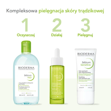 Bioderma Sebium, anti-aging smoothing serum, 30 ml