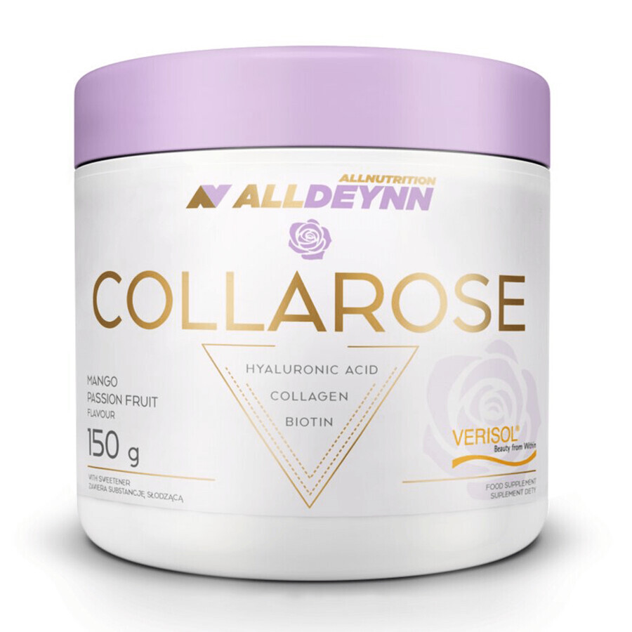 Shop Allnutrition Kollagenpulver mit Mangopassionsfrucht - 150g Allnutrition Kollagenpulver mit Mangopassionsfrucht - 150g
