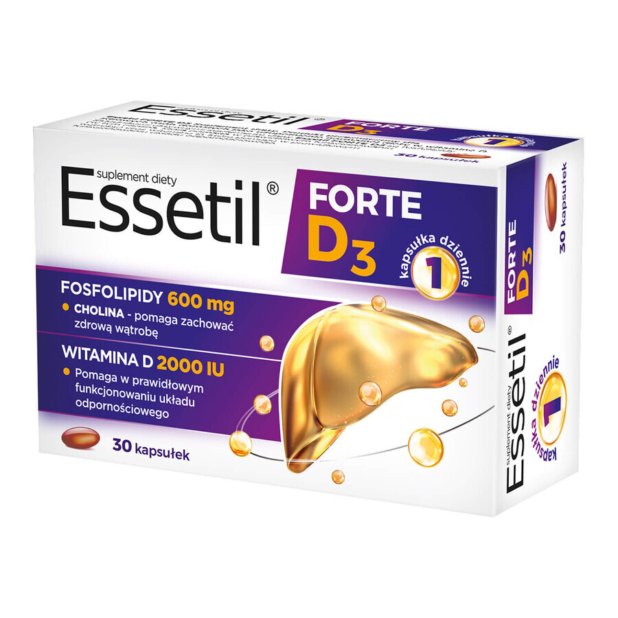 Vitamin D3 Nahrungsergänzung, 30 Kapseln