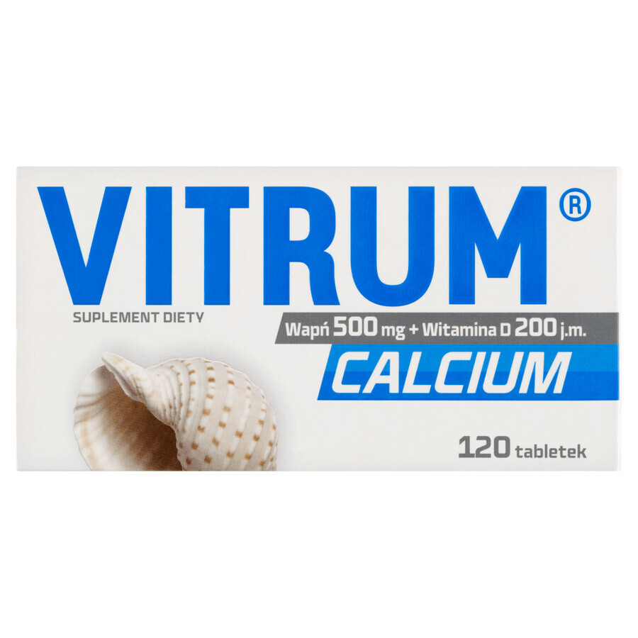 Shop Vitrum Calcium Wap 200 mg + Vitamin D 200 I.E., 120 Tabletten Vitrum Calcium Wap 200 mg + Vitamin D 200 I.E., 120 Tabletten